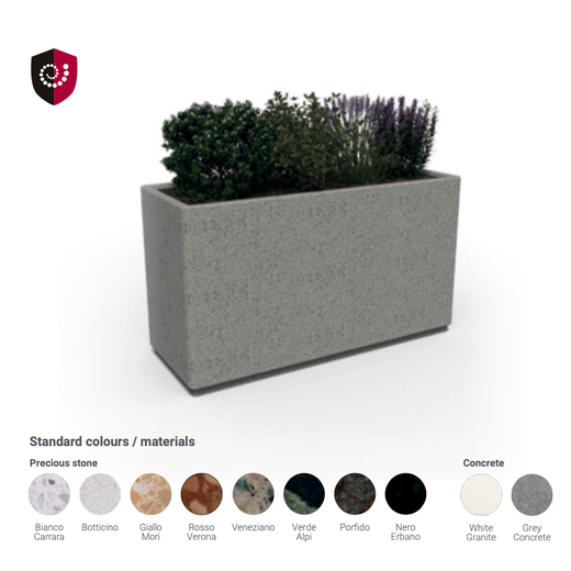 RG Rectangle Concrete Planter