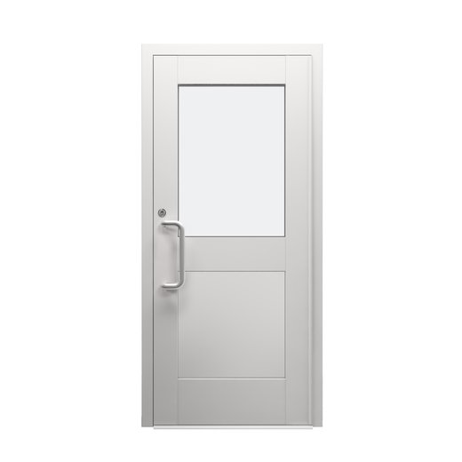 USBP USAD 1000 Door, Half Lite,  Clear Anodized.jpg-4