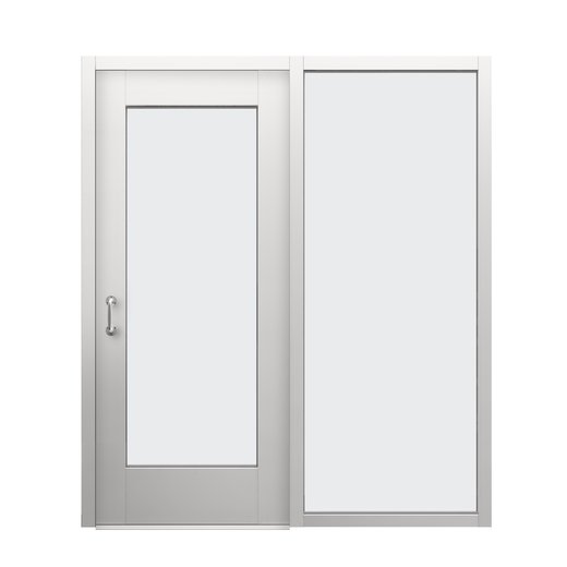 USBP USAD 1000 Door, Single Lite- Sliding Door L to R - Clear Anodized.jpg-12