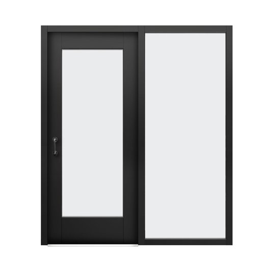 USBP USAD 1000 Door, Single Lite- Sliding Door L to R - Dark Anodized.jpg-13