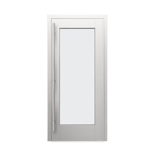 USBP USAD 1000 Door, Single Lite,  Ladder Pull, Clear Anodized.jpg-8